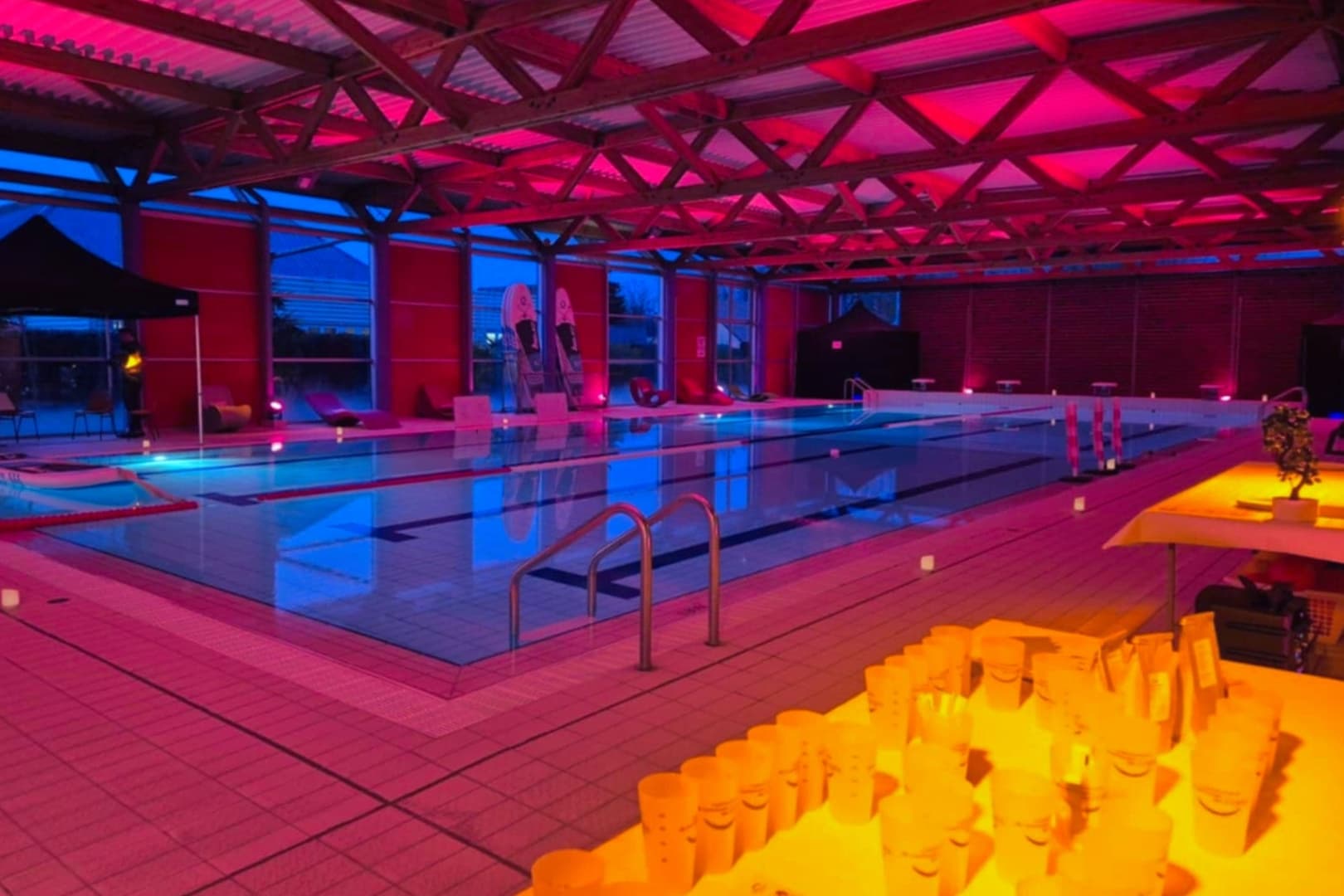 Éclairage de complexe sportif